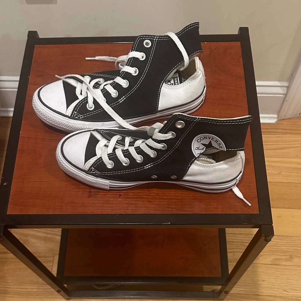 Converse Classic Black and White High-Tops